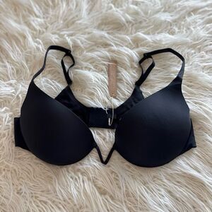 Skims Ultimate Deep V Push Up Bra Onyx Size 38C